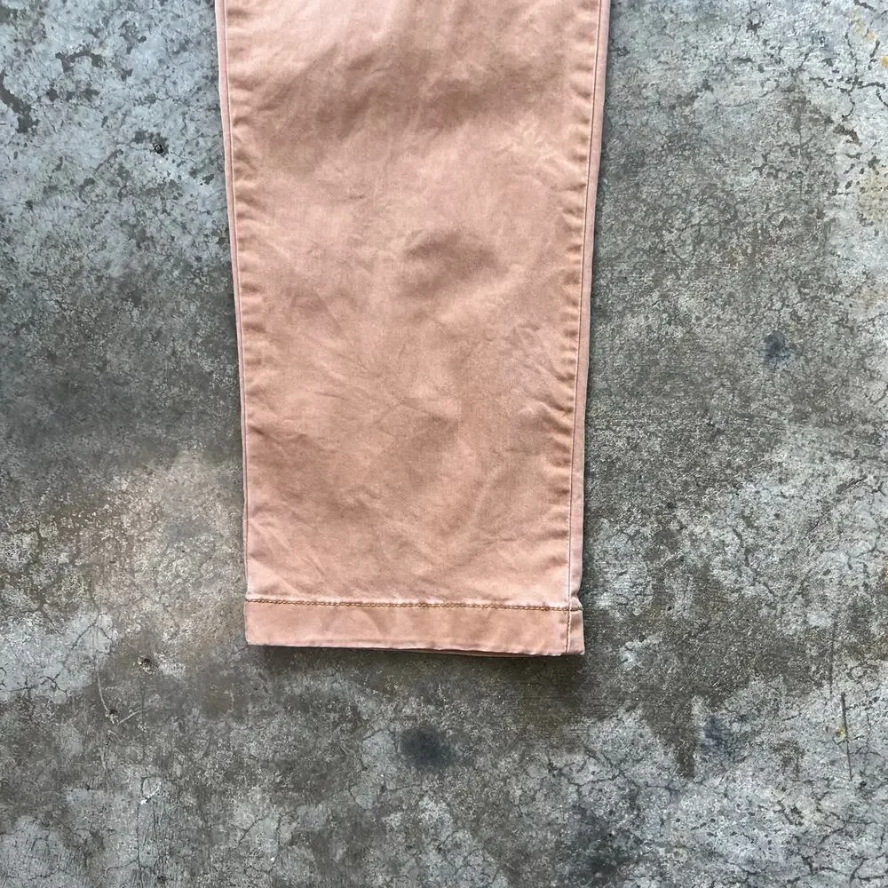 Tommy Hilfiger Custom Fit Chino Pants Mens 32x32 Salmon Tan Stretch